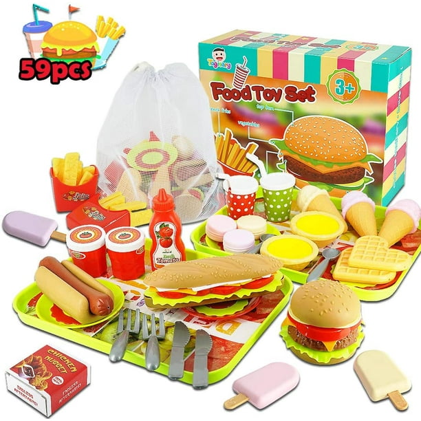 Party Kitchen Table Office Shop Kids Room Decor Decoration Ornament pretend play food toy Felt Food Fruits Set of 8 Cakes Decorative